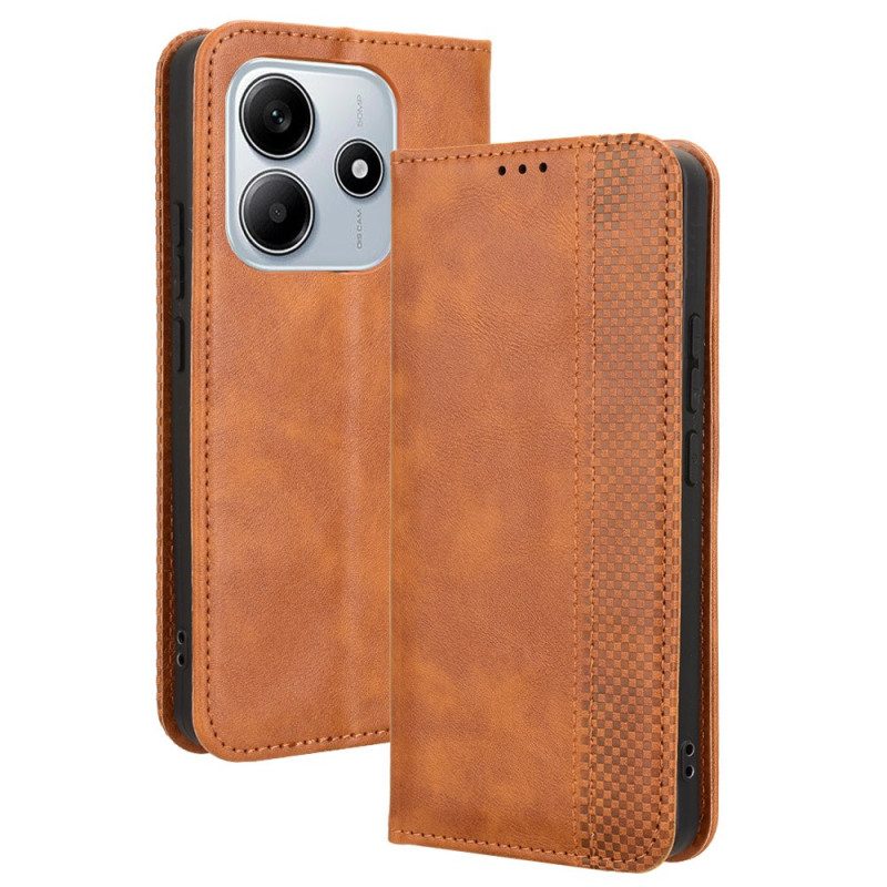 Folio-fodral För Xiaomi Redmi Note 14 5g Vintagekant