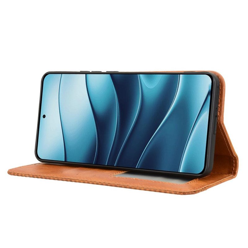 Folio-fodral För Xiaomi Redmi Note 14 5g Vintagekant