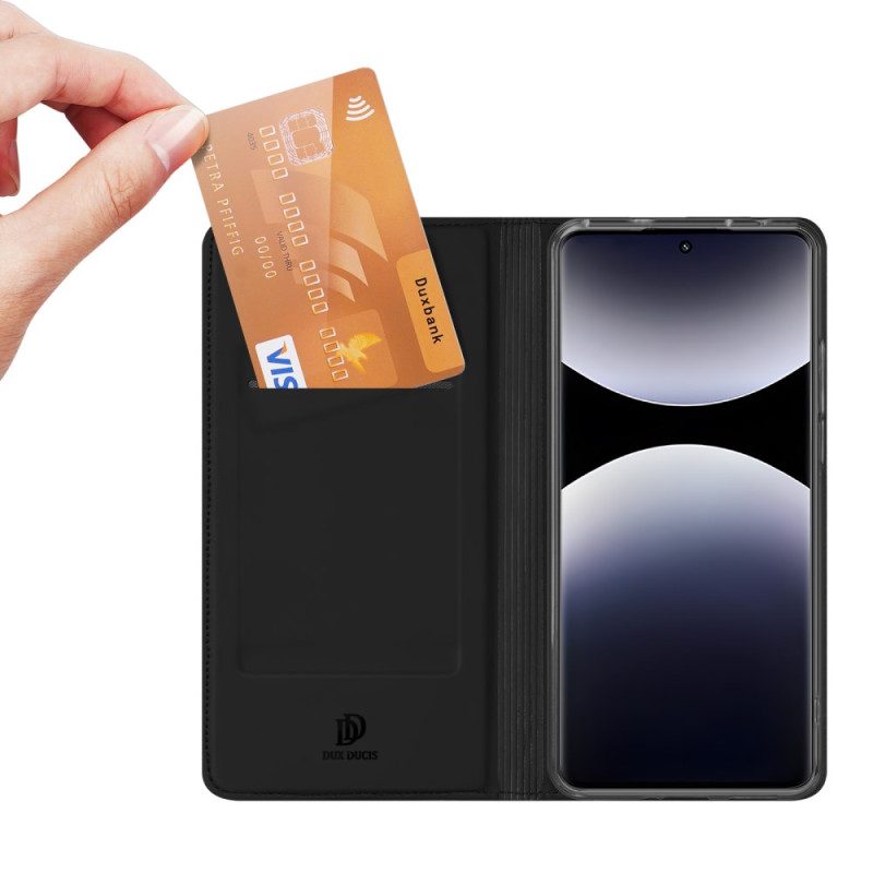 Folio-fodral För Xiaomi Redmi Note 14 Pro 4g Skin Pro Series Dux Ducis