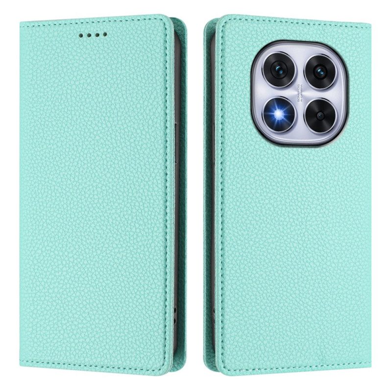 Folio-fodral För Xiaomi Redmi Note 14 Pro 5g Texturerad Rfid