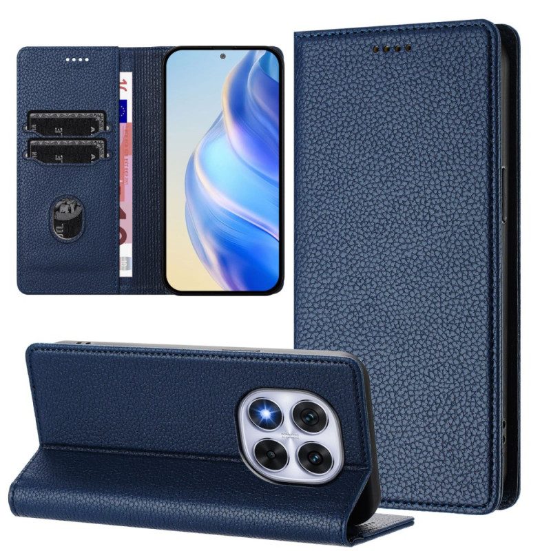 Folio-fodral För Xiaomi Redmi Note 14 Pro 5g Texturerad Rfid