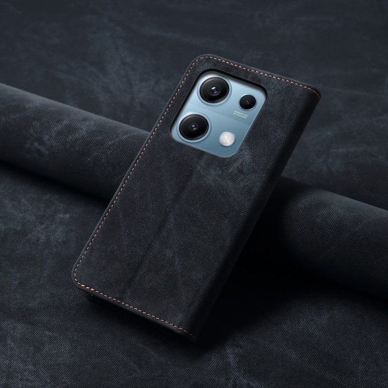 Folio-fodral För Xiaomi Redmi Note 14s Denimtyg