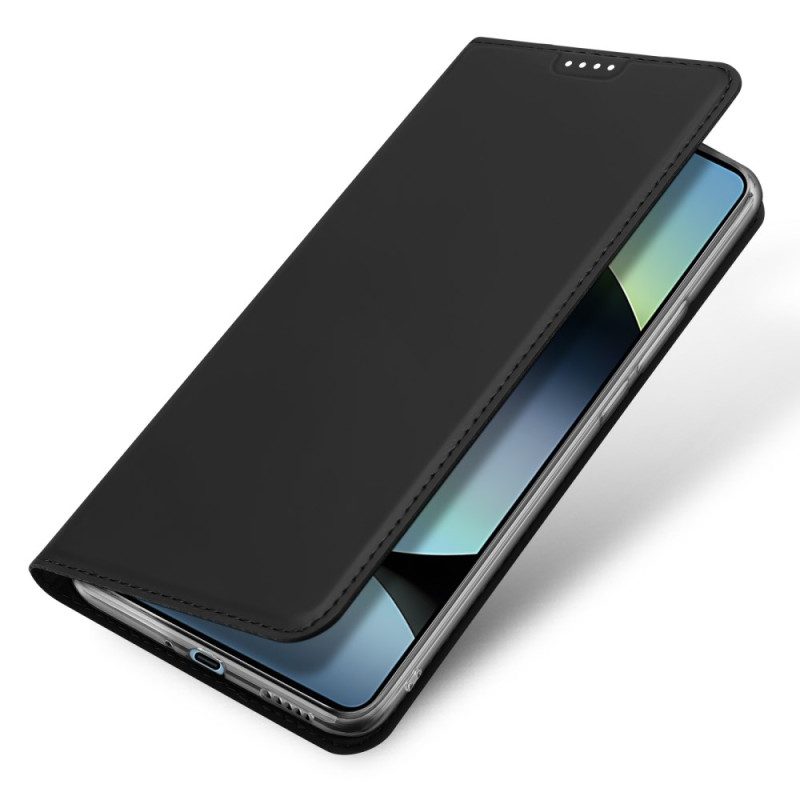 Folio-fodral För Xiaomi Redmi Note 14s Skin Pro Series Dux Duci