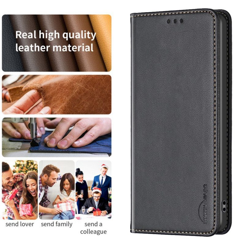 Folio-fodral För Xiaomi Redmi Note 15 Pro Plus 5g Konstläder Binfen Färg