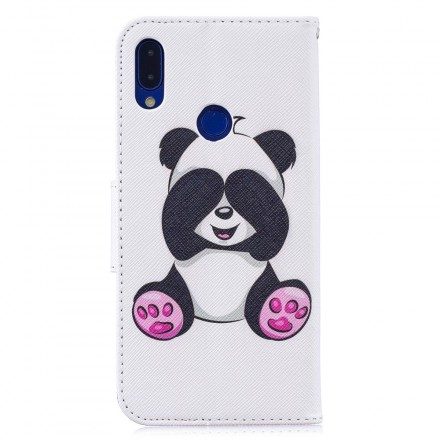 Folio-fodral För Xiaomi Redmi Note 7 Panda Kul