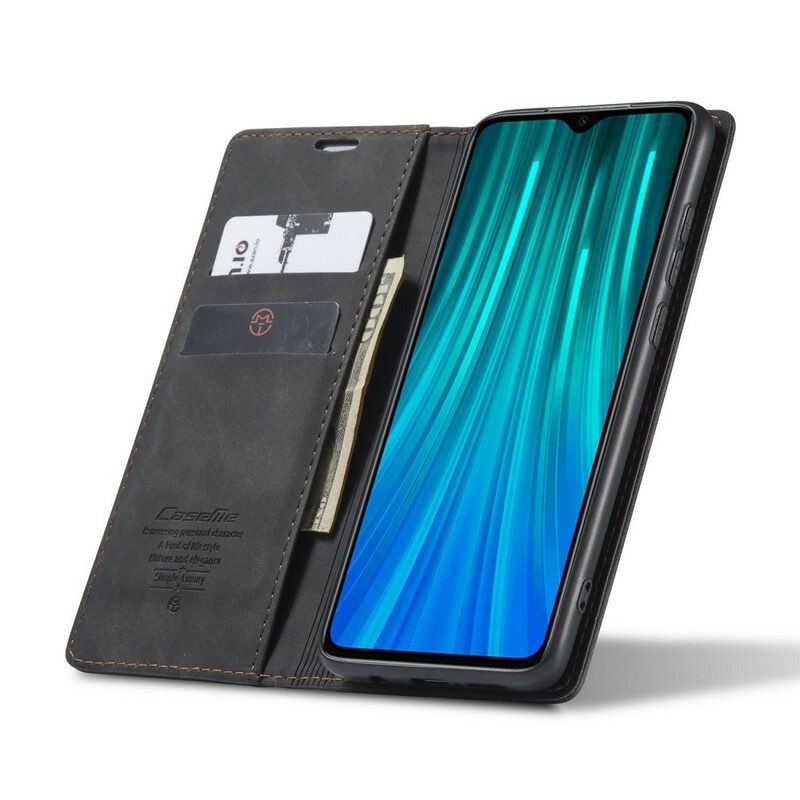 Folio-fodral För Xiaomi Redmi Note 8 Pro Läderfodral Caseme Konstläder