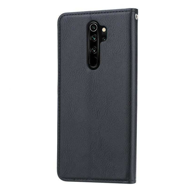 Folio-fodral För Xiaomi Redmi Note 8 Pro Läderfodral Korthållare I Konstläder