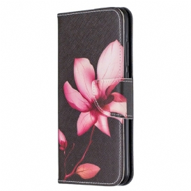 Folio-fodral För Xiaomi Redmi Note 8 Rosa Blomma