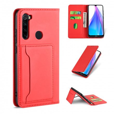 Folio-fodral För Xiaomi Redmi Note 8T Läderfodral Stödkortsinnehavare