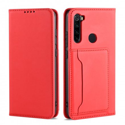 Folio-fodral För Xiaomi Redmi Note 8T Läderfodral Stödkortsinnehavare