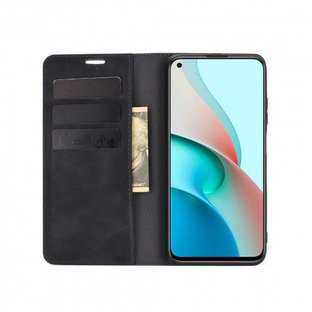 Folio-fodral För Xiaomi Redmi Note 9 5G / 9T 5G Läderfodral Skin-touch