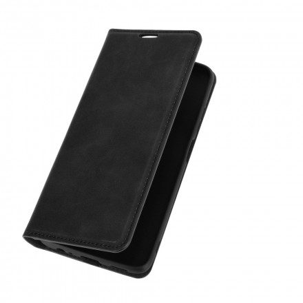 Folio-fodral För Xiaomi Redmi Note 9 5G / 9T 5G Läderfodral Skin-touch