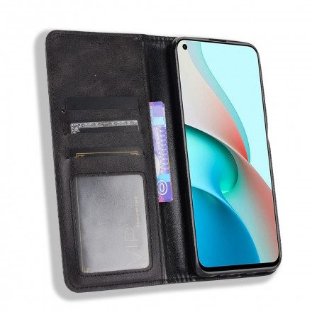 Folio-fodral För Xiaomi Redmi Note 9 5G / 9T 5G Läderfodral Styliserad Lädereffekt