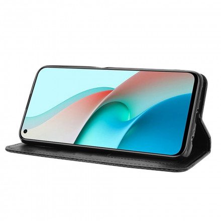 Folio-fodral För Xiaomi Redmi Note 9 5G / 9T 5G Läderfodral Styliserad Lädereffekt