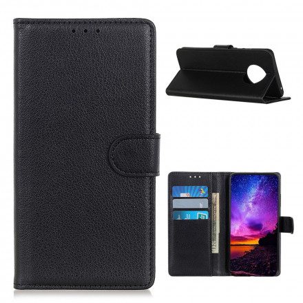 Folio-fodral För Xiaomi Redmi Note 9 5G / 9T 5G Traditionell Lychee