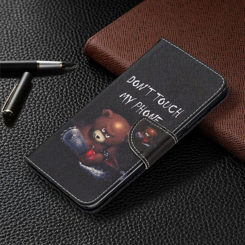 Folio-fodral För Xiaomi Redmi Note 9 Farlig Björn