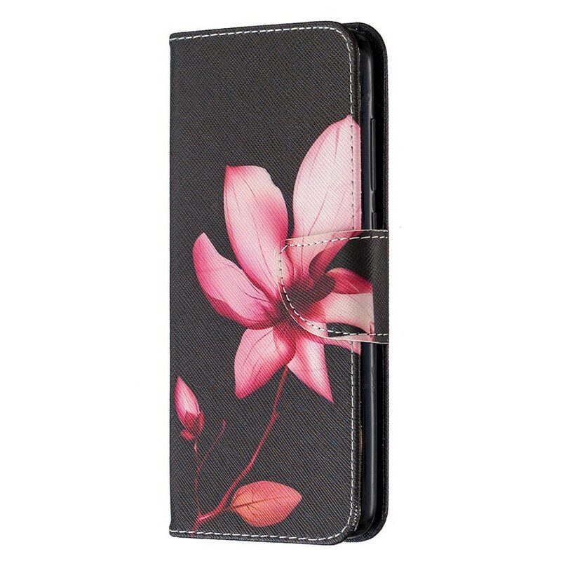 Folio-fodral För Xiaomi Redmi Note 9 Rosa Blomma