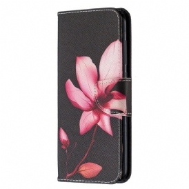 Folio-fodral För Xiaomi Redmi Note 9 Rosa Blomma