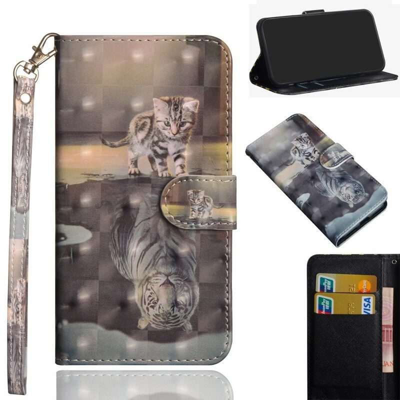 Folio-fodral För Xiaomi Redmi Note 9S / Note 9 Pro Ernest The Tiger