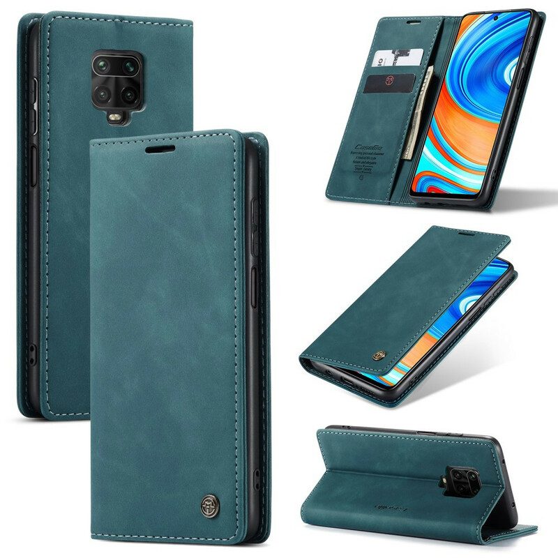 Folio-fodral För Xiaomi Redmi Note 9S / Note 9 Pro Läderfodral Caseme Konstläder