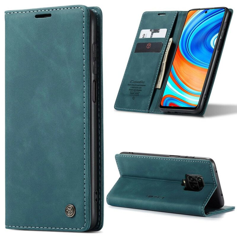 Folio-fodral För Xiaomi Redmi Note 9S / Note 9 Pro Läderfodral Caseme Konstläder