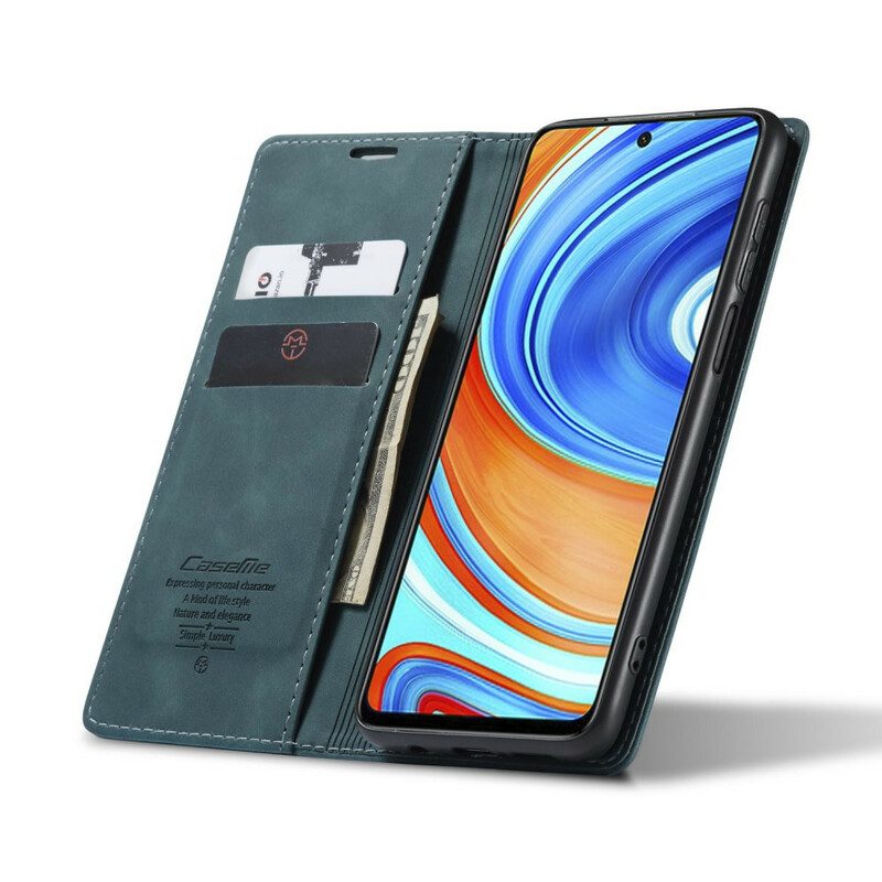 Folio-fodral För Xiaomi Redmi Note 9S / Note 9 Pro Läderfodral Caseme Konstläder