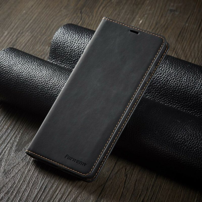 Folio-fodral För Xiaomi Redmi Note 9S / Note 9 Pro Läderfodral Lädereffekt Forwenw
