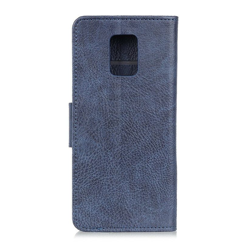 Folio-fodral För Xiaomi Redmi Note 9S / Note 9 Pro Litchi Ultra Konstläder