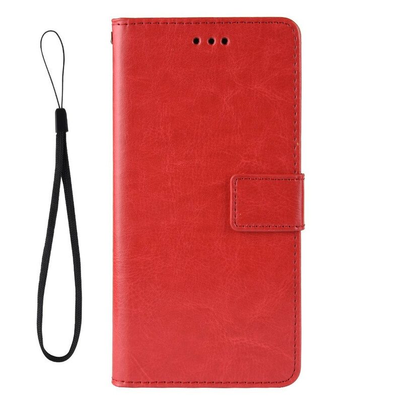 Folio-fodral För Xiaomi Redmi Note 9S / Note 9 Pro Plinkande Konstläder