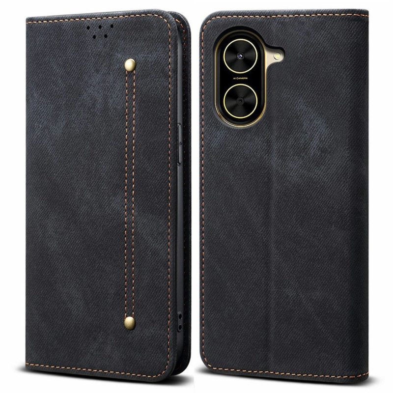 Folio-fodral Poco C71 Denimtyg