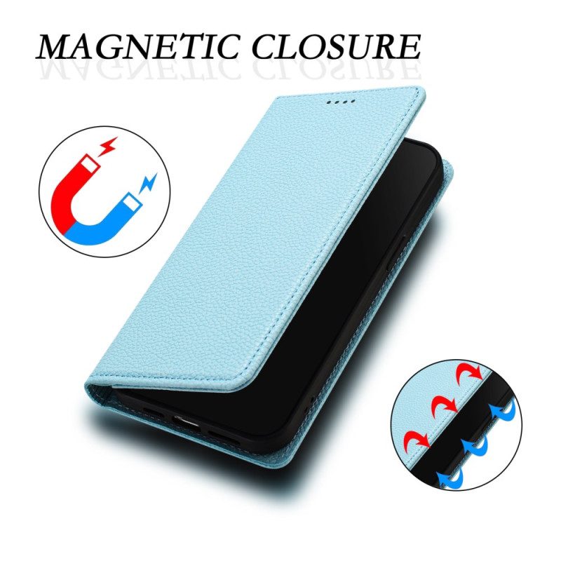 Folio-fodral Poco C71 Telefonfodral Brunt Konstläder