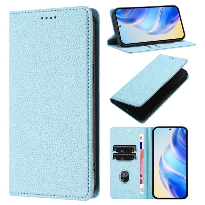 Folio-fodral Poco C71 Telefonfodral Brunt Konstläder