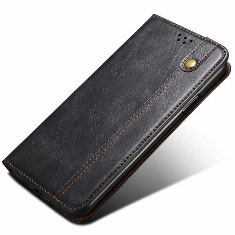 Folio-fodral Poco C71 Vaxat Konstläder