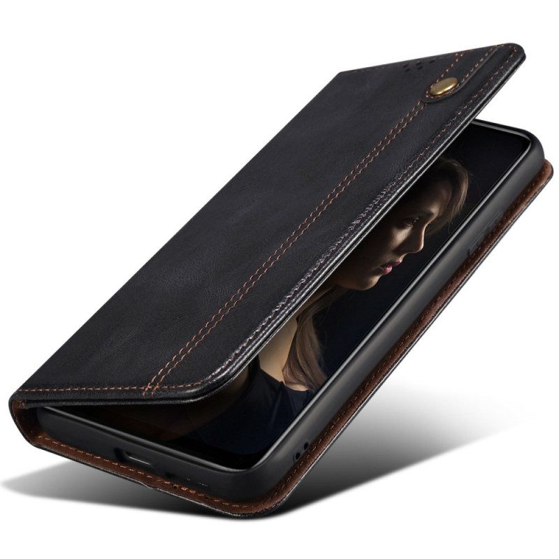 Folio-fodral Poco C71 Vaxat Konstläder