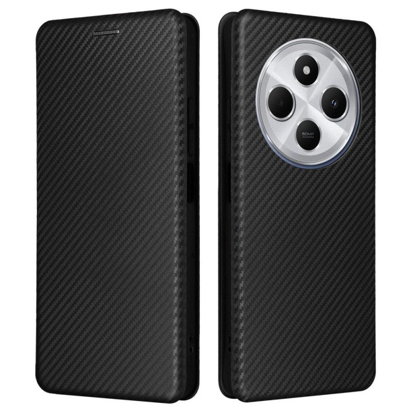 Folio-fodral Poco C75 Kolfibertextur