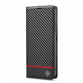 Folio-fodral Poco C75 Kolfibertextur