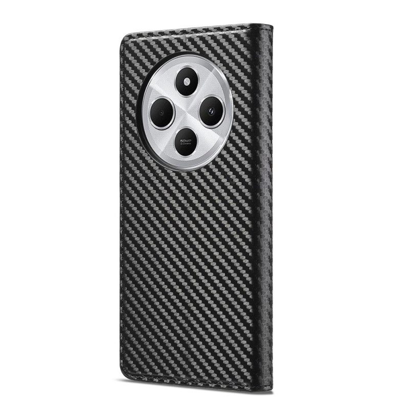 Folio-fodral Poco C75 Kolfibertextur