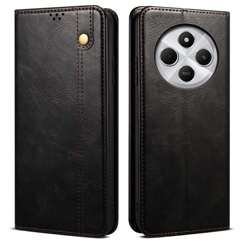 Folio-fodral Poco C75 Konstlädervax