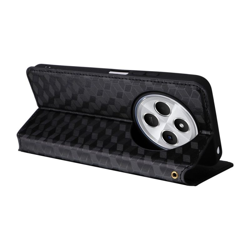 Folio-fodral Poco C75 Telefonfodral Diamantmönster