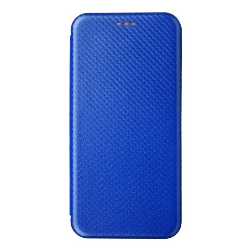 Folio-fodral Poco M5 Läderfodral Kolfiber