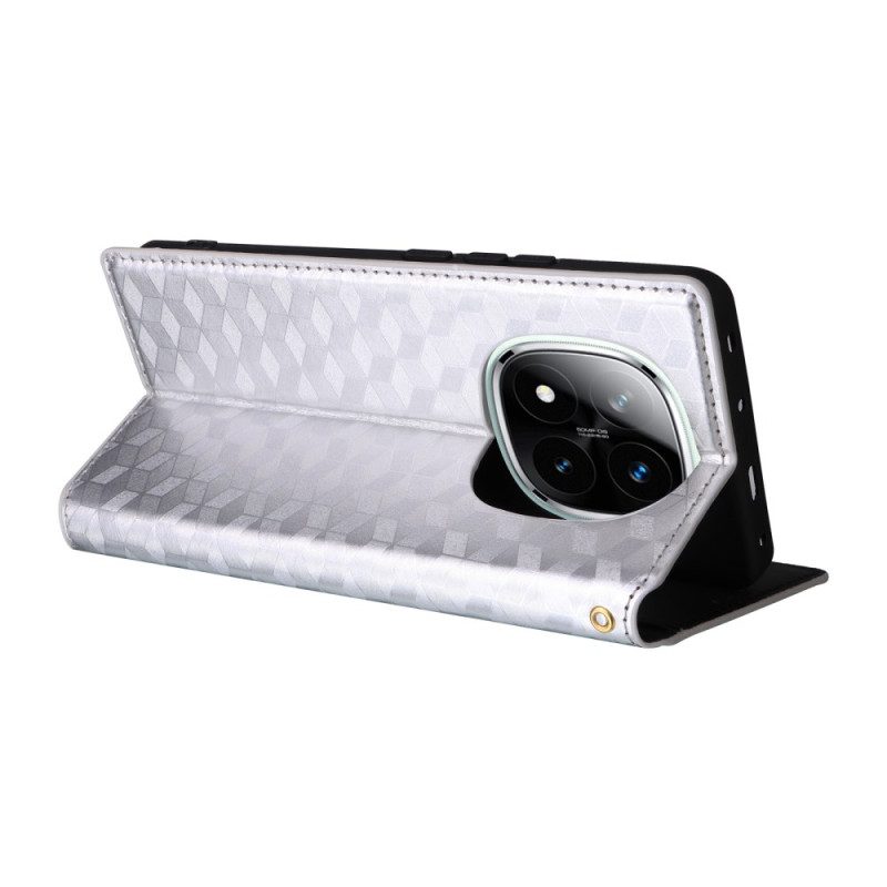 Folio-fodral Poco X7 5g Glansigt 3d-mönster