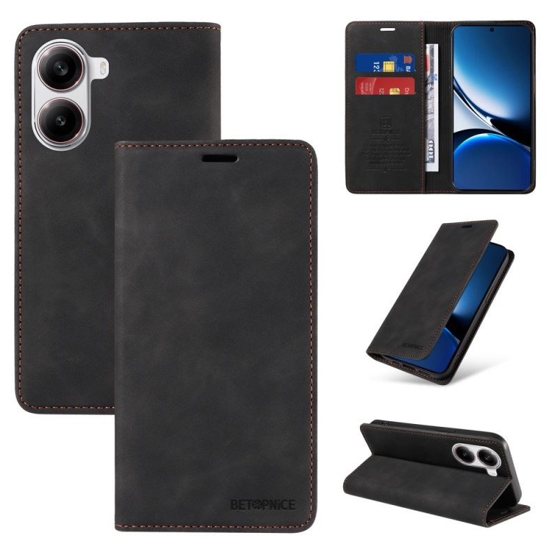 Folio-fodral Poco X7 Pro 5g Betopnice Mockaeffekt