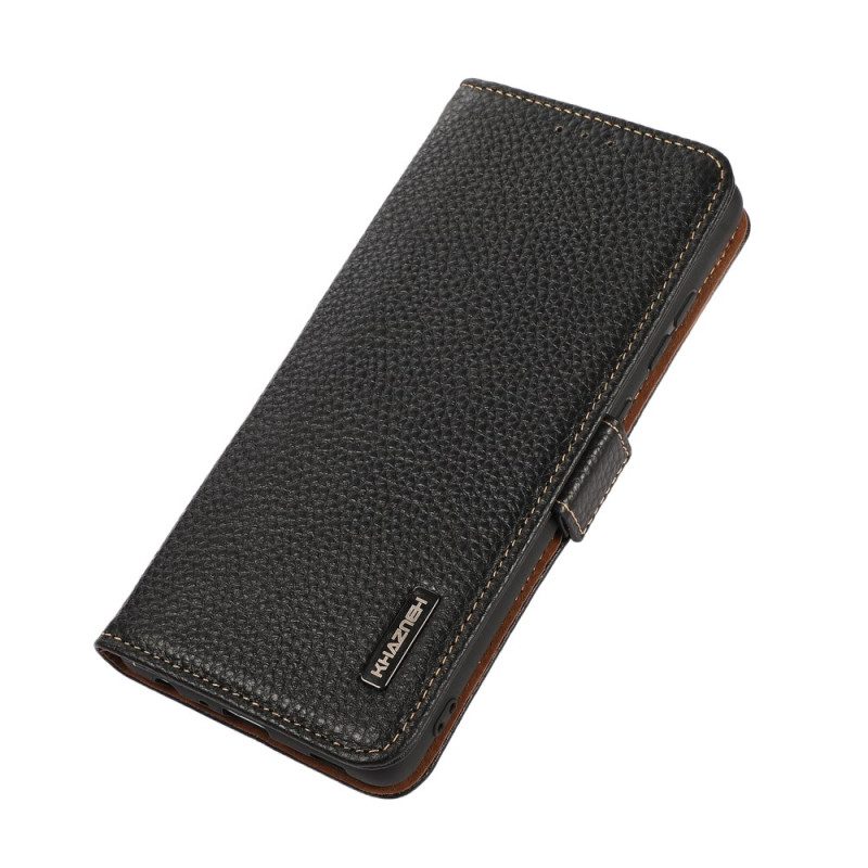 Folio-fodral Poco X7 Pro 5g Khazneh Litchiläder