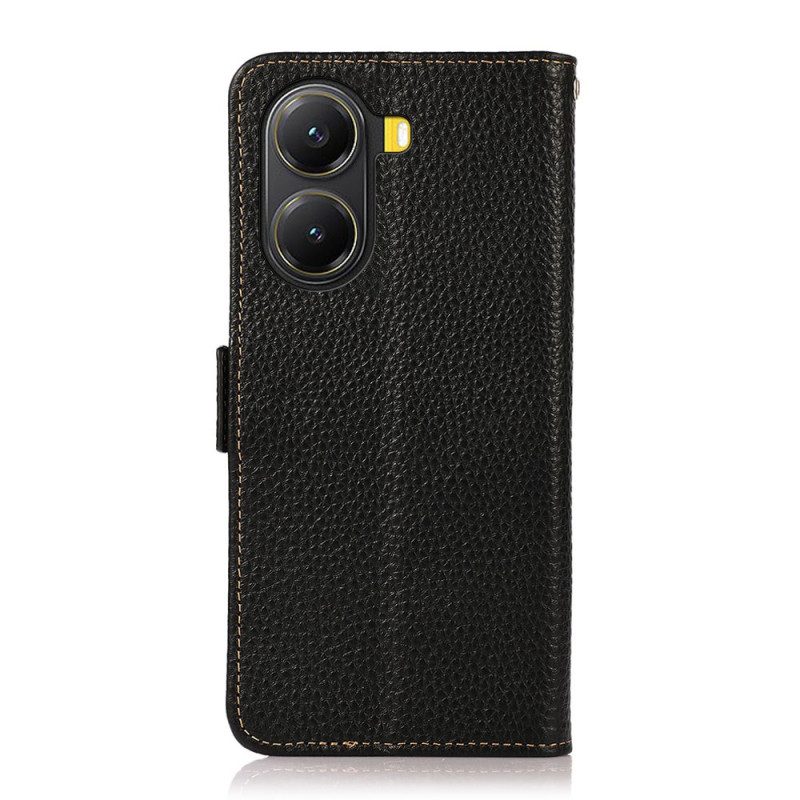 Folio-fodral Poco X7 Pro 5g Khazneh Litchiläder