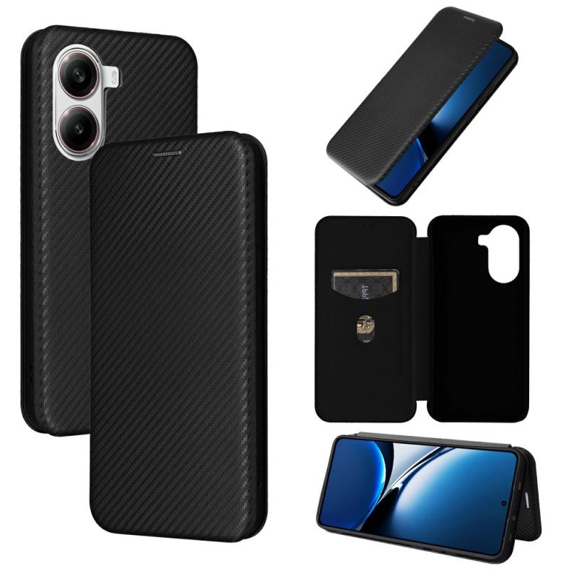 Folio-fodral Poco X7 Pro 5g Kolfiber