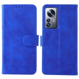 Folio-fodral Xiaomi 12 Pro Med Kedjar Strappy Skin-touch