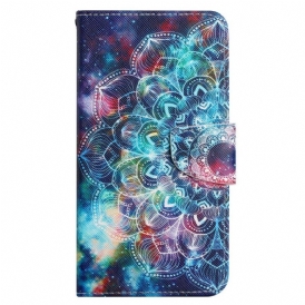 Folio-fodral Xiaomi 12T / 12T Pro Med Kedjar Flashig Strappy Mandala