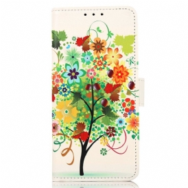 Folio-fodral Xiaomi 13 Lite Blommande Träd