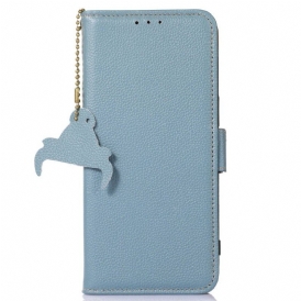 Folio-fodral Xiaomi 13 Lite Skyddsfodral Rfid-skydd I Äkta Läder