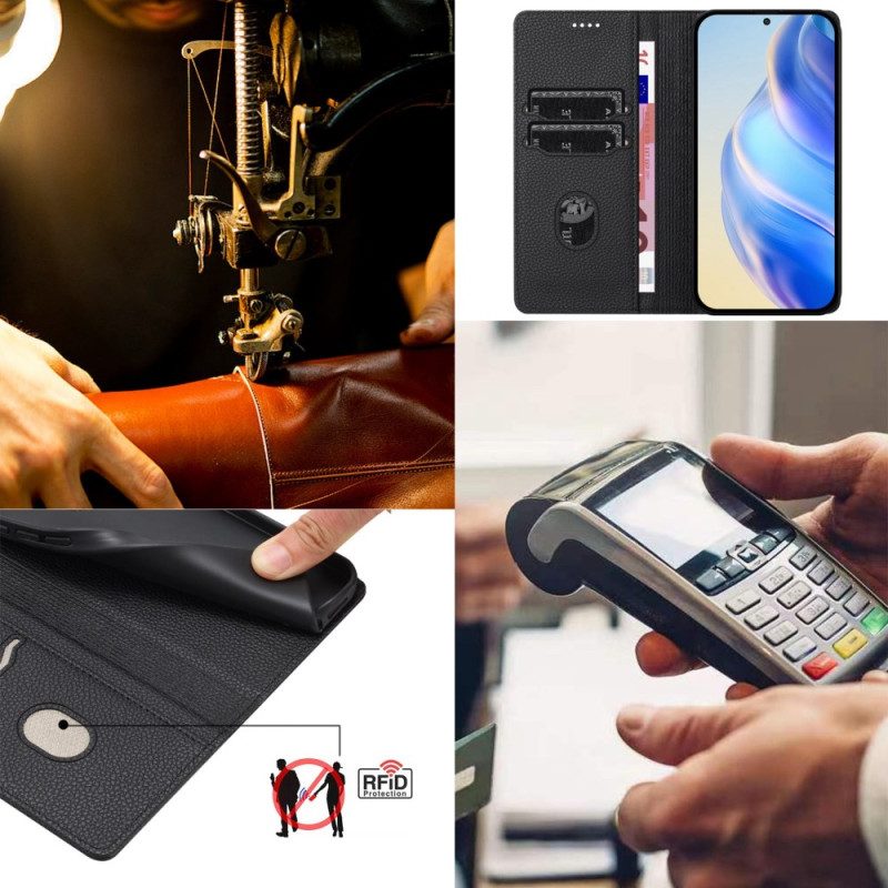 Folio-fodral Xiaomi 15 Pro Rfid-blockerande Konstläder